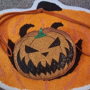 Double Sided Pumpkin Purse, Unique Vintage